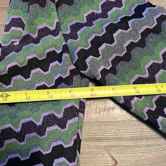 NWOT Zara ZigZag Lace Up Cutout Metallic Mini Dress - M - Picture 8 of 11